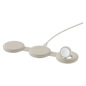 Cargador Satechi Onthego St-qtg31w 3 En 1 Inalámbrico - Sand - Imagen 3