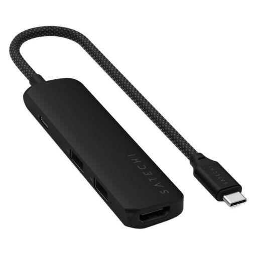 Hub Usb Satechi St-p4sk 4 En 1 - Negro