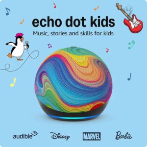 Amazon Echo Dot Kids Alexa 5ª Generacion - Rainbow Swirl - Imagen 3