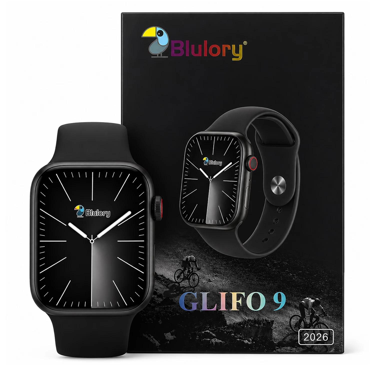 Smartwatch Blulory Glifo 9 2026 49mm - Negro - Imagen 3
