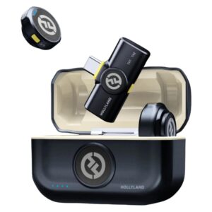 Micrófono Lapela Hollyland Lark M2 Usb-c Inalámbrico - Negro