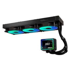 Water Cooler Para Procesador Asrock Challenger 360 Argb - Negro - Imagen 3