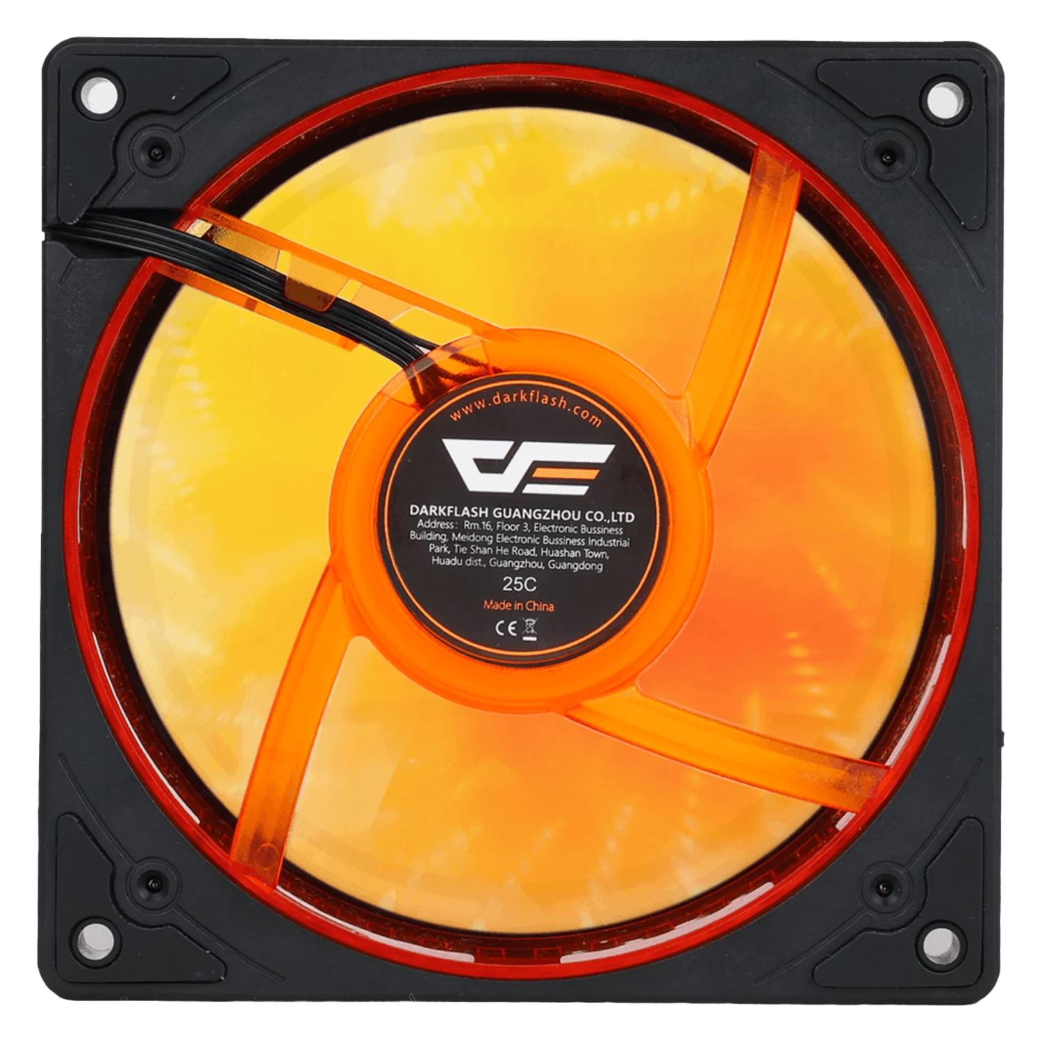 Cooler Fan Para Gabinete Darkflash De8r Single - Negro
