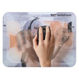 Mousepad Darkflash Dmp350 Glass (cyber Cartoon) - Imagen 3