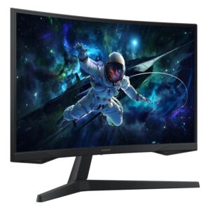 Monitor Gamer Samsung Odyssey G55C 27" LS27CG552ENXZA Quad HD 165Hz Curvo VA - Preto - Imagen 3