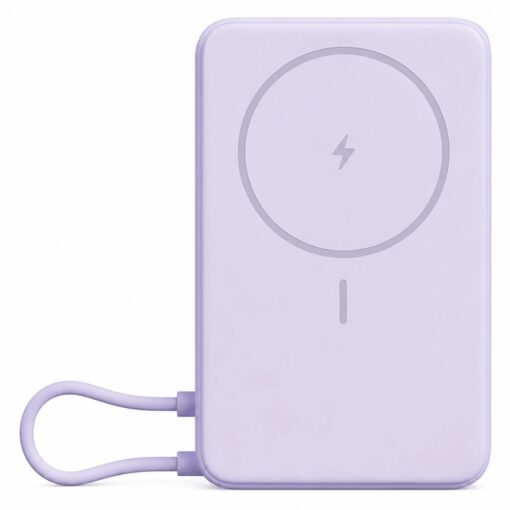 Cargador Portátil Xiaomi Magnetic Power Bank Bhr08pagl 10000mah - Morado