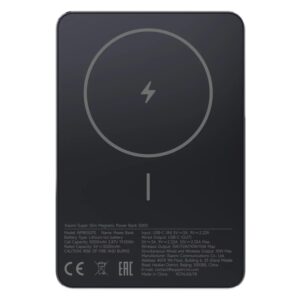 Carregador Portátil Xiaomi Super Slim Magnetic Power Bank BHR08PMGL 5000mAh - Preto