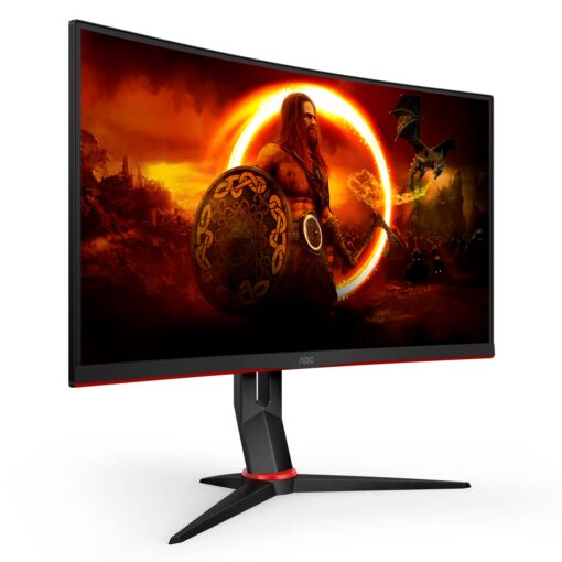 Monitor Gamer Aoc C24g2 23.6" Full Hd Curvo 165hz Ips Hdmi Dp - Negro