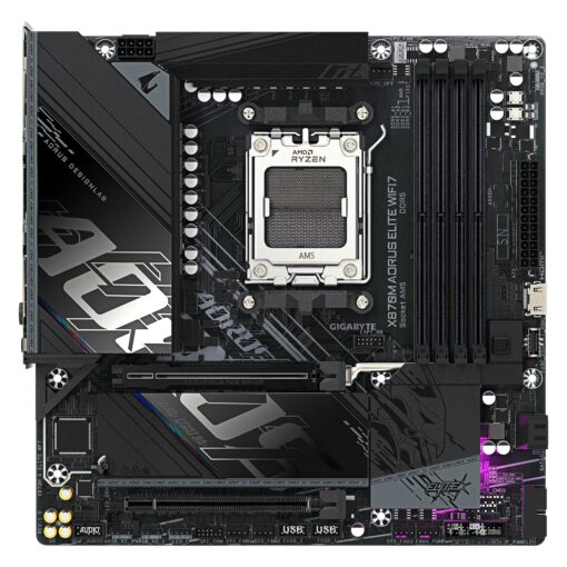 Placa Madre Gigabyte X870m Aorus Elite Wifi7 Ddr5 Socket Amd Chipset Amd X870 Micro Atx