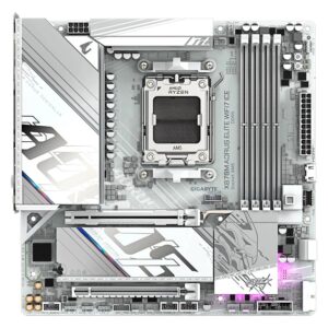 Placa Madre Gigabyte X870m Aorus Elite Wifi7 Ice Ddr5 Socket Am5 Chipset Amd X870 Micro Atx - Imagen 2
