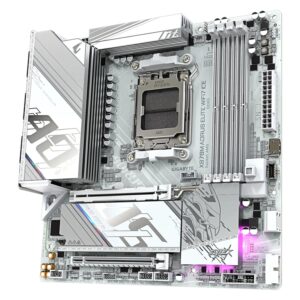 Placa Madre Gigabyte X870m Aorus Elite Wifi7 Ice Ddr5 Socket Am5 Chipset Amd X870 Micro Atx - Imagen 3