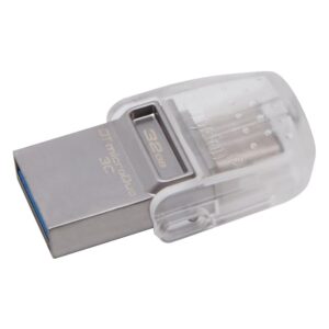 Pendrive Kingston Datatraveler Microduo 3c 32gb Usb 3.1 - Dtduo3c/32gb