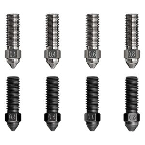Creality High Flow Nozzle Combo Pack Mk8 0.4 0.6 0.8 8 4008030052 - Imagen 2