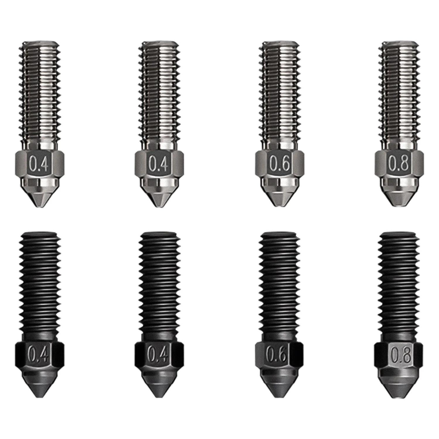 Creality High Flow Nozzle Combo Pack Mk8 0.4 0.6 0.8 8 4008030052 - Imagen 2
