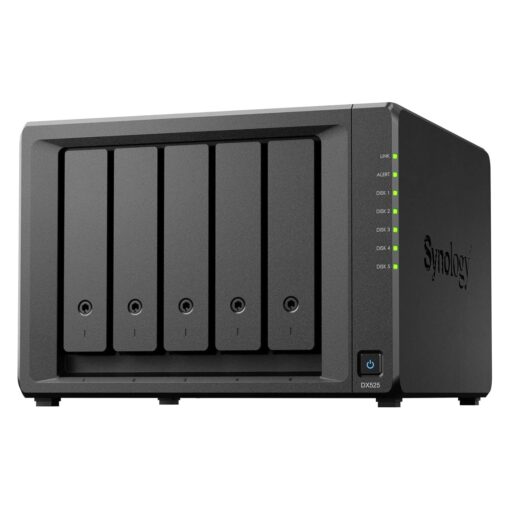 Alternative view of Servidor NAS Storage Synology Expansion Unit DX525 3.5" SATA 5 Baias - Preto