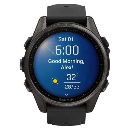 Alternative view of Smartwatch Garmin Fenix 8 Amoled 43mm 010-02903-20 - Cinza