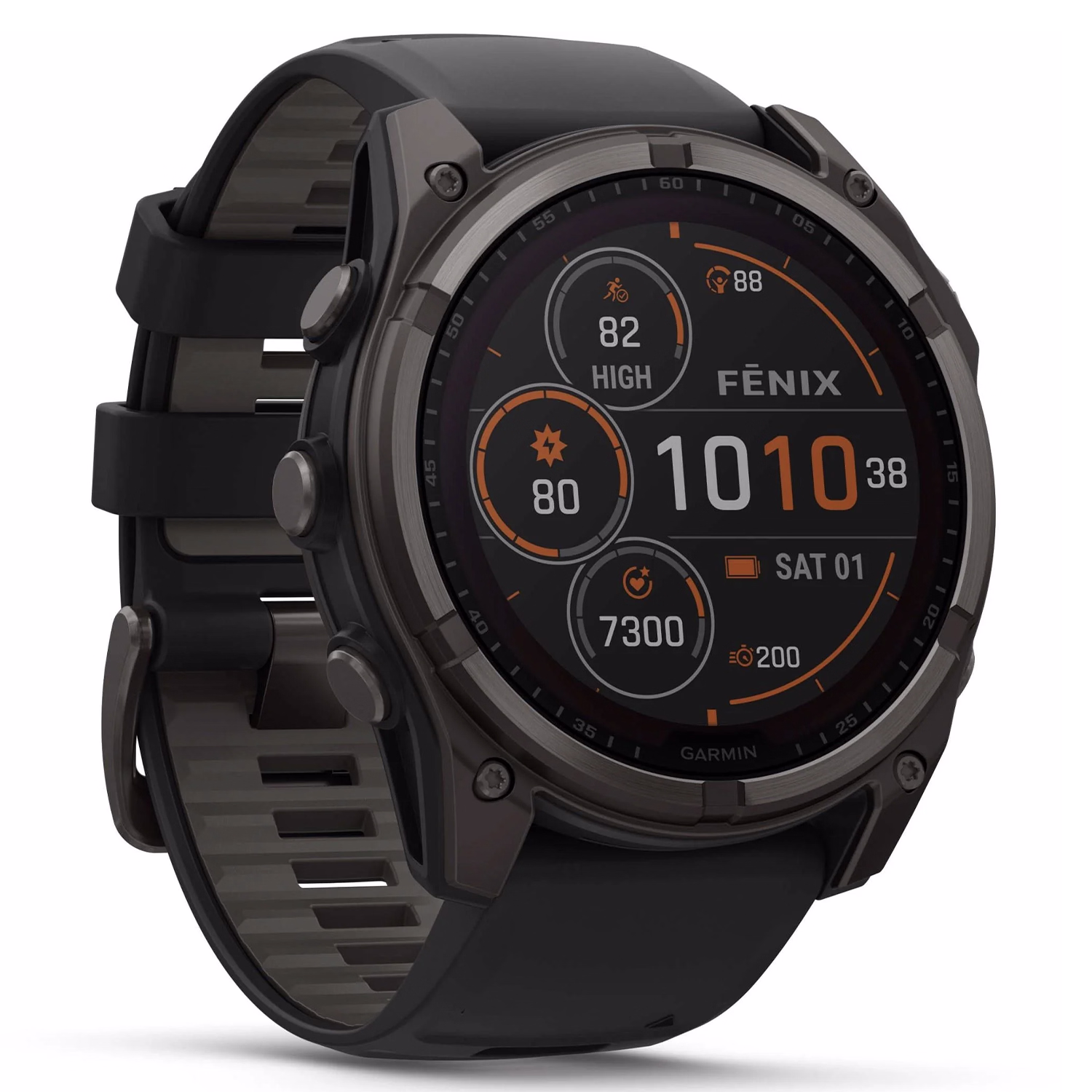 Smartwatch Garmin Fénix 8 Solar Sapphire 47mm 010-02906-10 - Gris