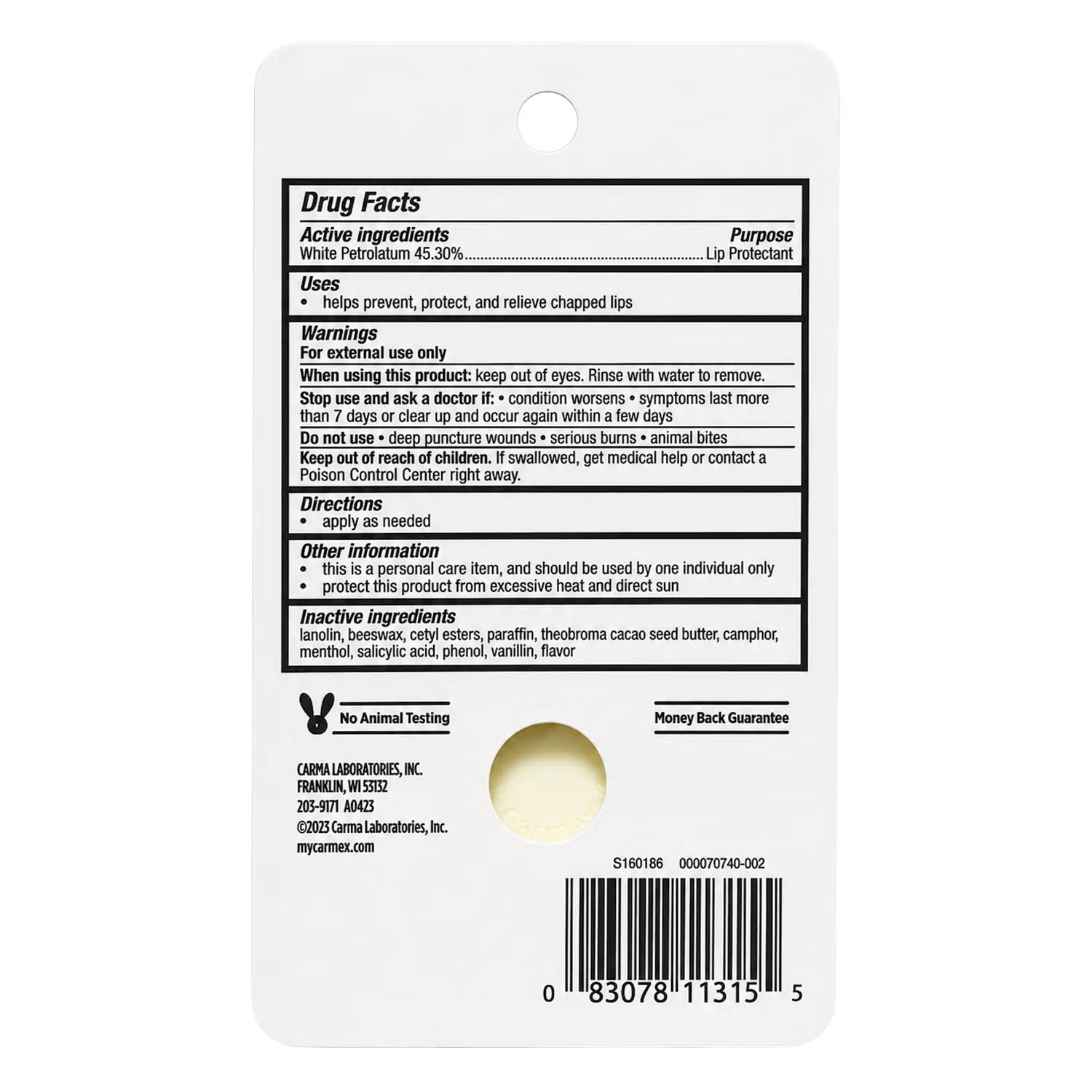 Bálsamo Labial Carmex Triple Force 7.5g - Imagen 2