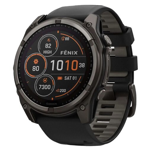 Smartwatch Garmin Fénix 8 Solar Sapphire 51mm 010-02907-10 - Gris