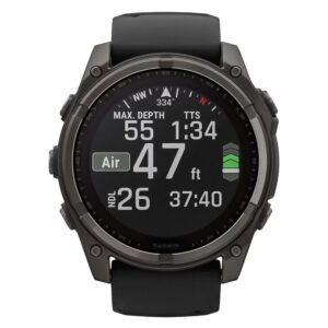 Smartwatch Garmin Fénix 8 Solar Sapphire 51mm 010-02907-10 - Gris - Imagen 2