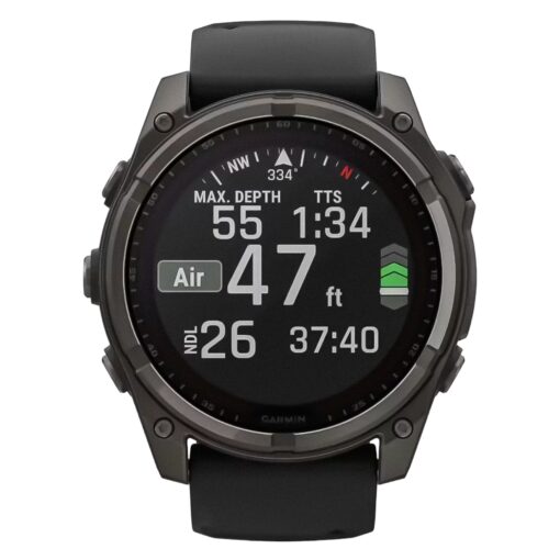 Alternative view of Smartwatch Garmin Fénix 8 Solar Sapphire 51mm 010-02907-10 - Gris