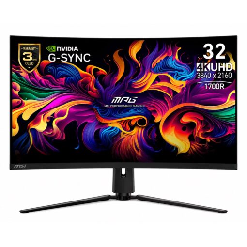 Monitor Gamer Msi Mpg 321curx 32" 4k Ultra Hd Curvo 250hz Oled - Negro