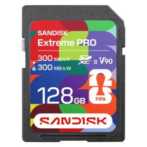 Tarjeta De Menoria Sd Sandisk Extrene Pro 128gb 300mbs - Sdsdxdm-128g-gn4ih