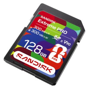 Tarjeta De Menoria Sd Sandisk Extrene Pro 128gb 300mbs - Sdsdxdm-128g-gn4ih - Imagen 2