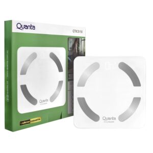Balanza Corporal Digital Quanta Qtbcb150 Bioimpedancia 4 Electrodos 180kg - Transparente - Imagen 3