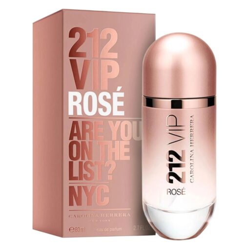 Perfume Carolina Herrera 212 Vip Rosé Eau De Parfum Feninino 80ml