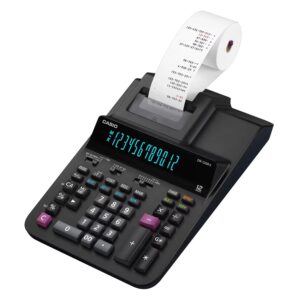 Calculadora Con Bobina Casio Dr-120r-bk 220v - Negro - Imagen 2