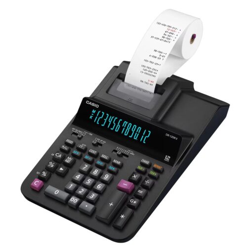 Alternative view of Calculadora Con Bobina Casio Dr-120r-bk 220v - Negro