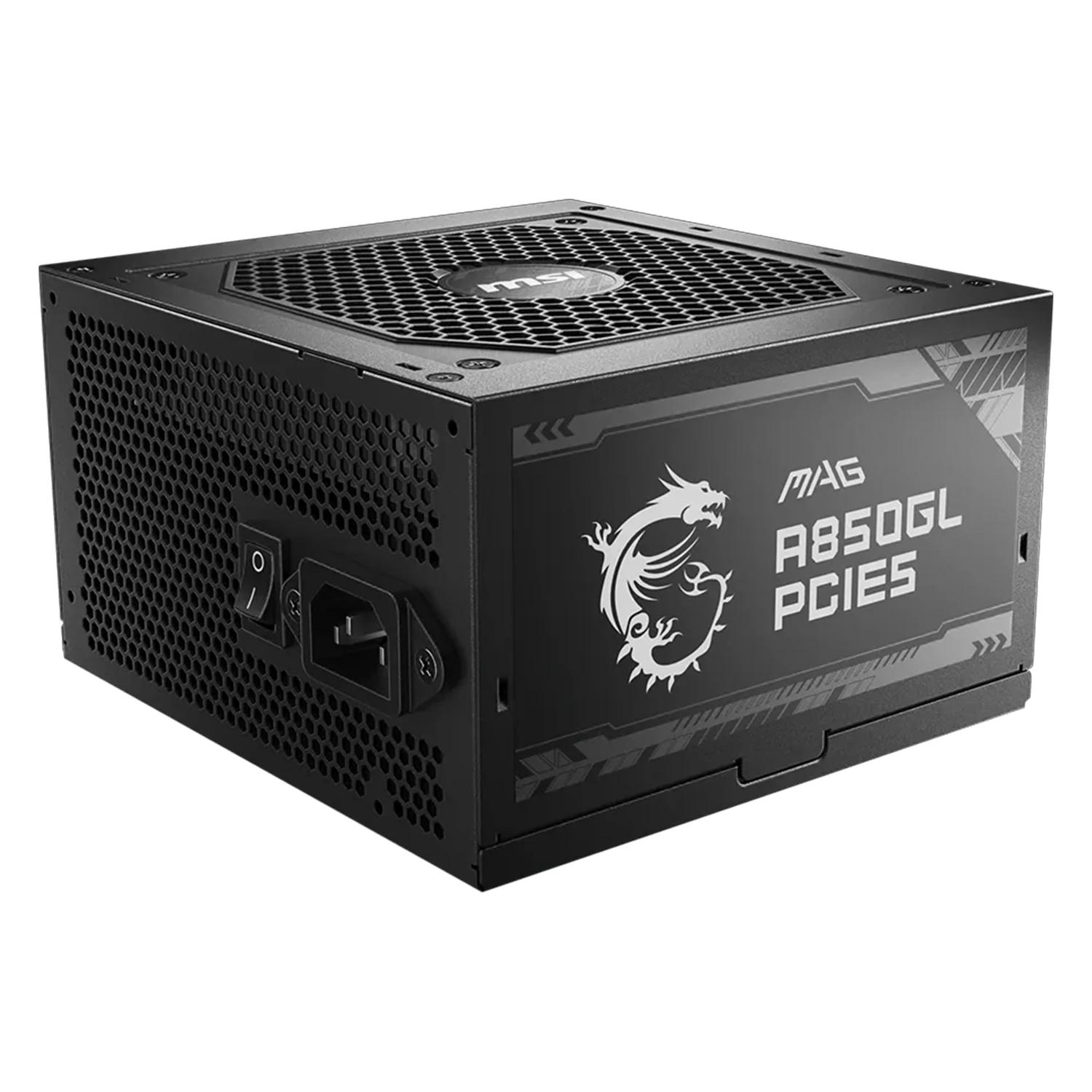 Fonte MSI MAG A850GL PCIE5 G306-7ZP8A23-CE0 ATX 850W 80 Plus Gold PFC Activo Full Modular Bivolt - Negro - Imagen 3