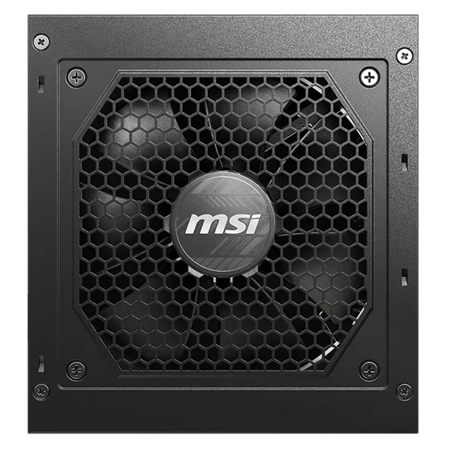 Fonte MSI MAG A850GL PCIE5 G306-7ZP8A23-CE0 ATX 850W 80 Plus Gold PFC Activo Full Modular Bivolt - Negro - Imagen 4