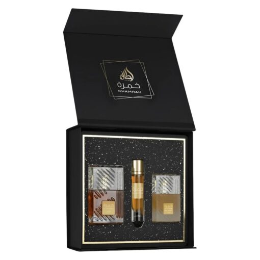 Kit Perfume Lattafa Khamrah Eau De Parfum Unisex 100ml