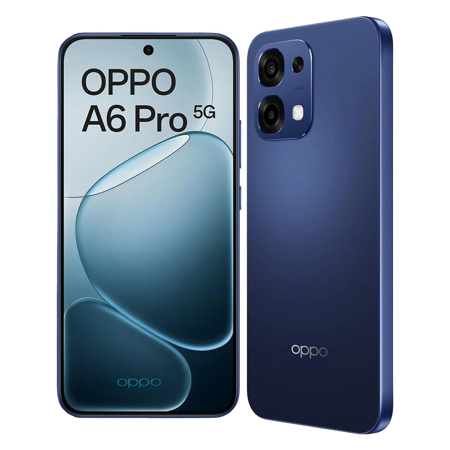 Smartphone Oppo A6 Pro 5g Cph2781 256gb 8gb Ram Dual Sim Pantalla 6.57" - Azul - Imagen 4