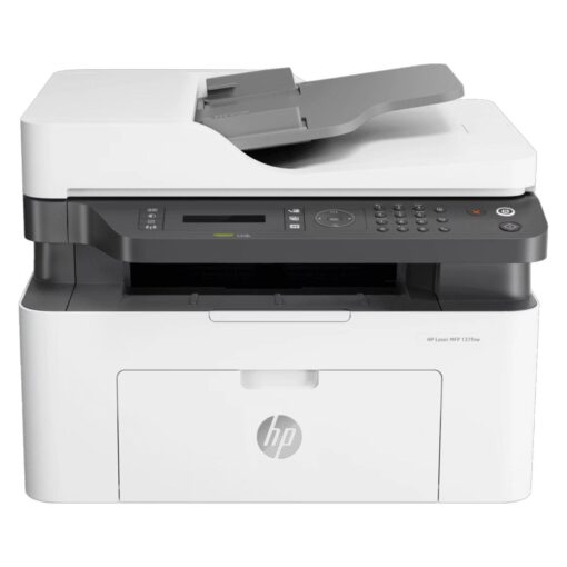 Impresora Multifuncional Hp Laser Mfp 137fnw 3 En 1 Wifi 220v - Blanco