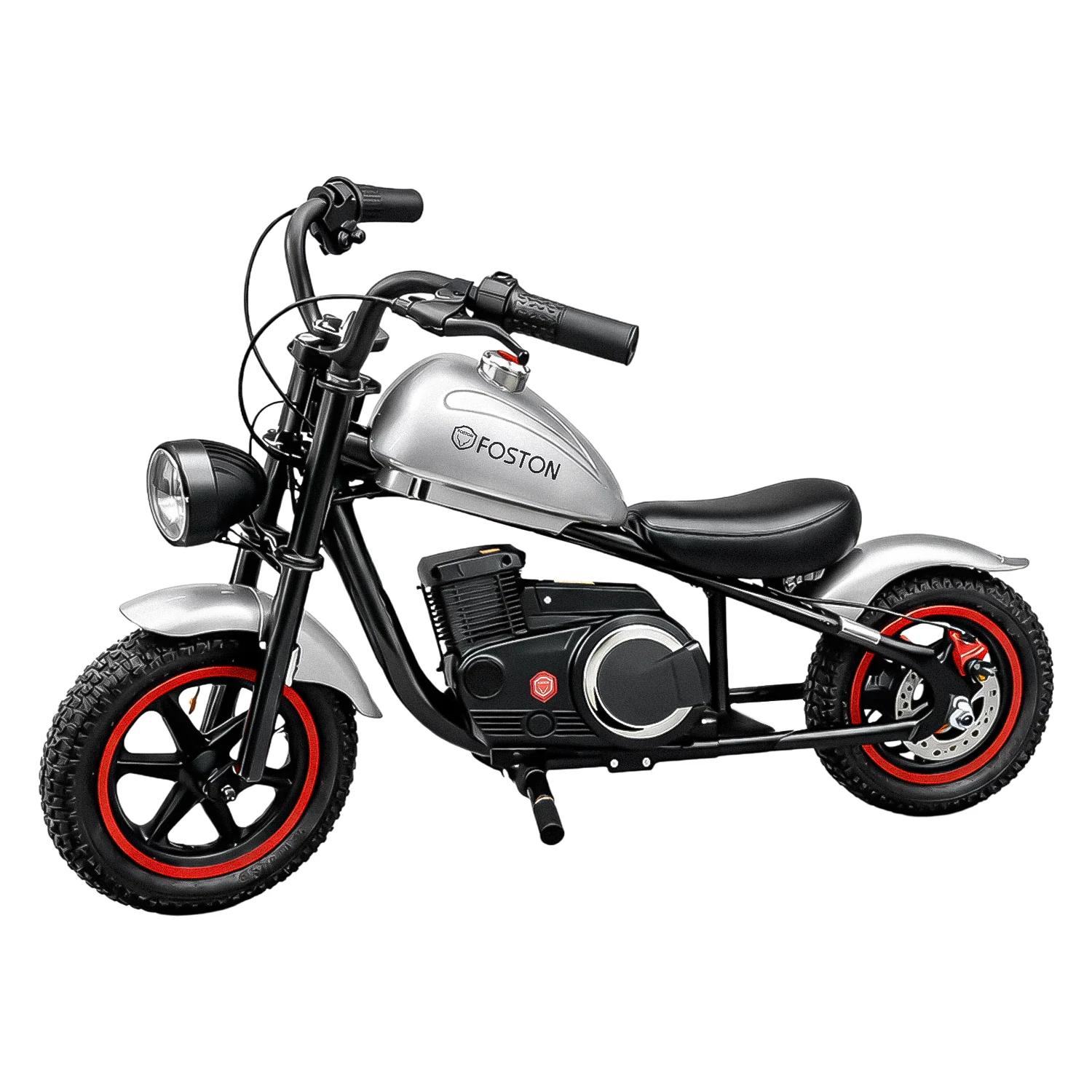 Moto Elétrica Infantil Foston X100 Harley Gris