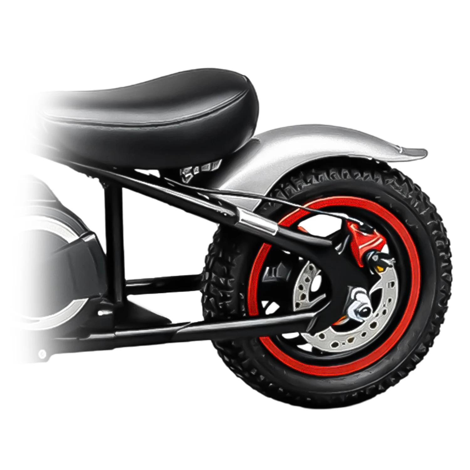 Moto Elétrica Infantil Foston X100 Harley Gris - Imagen 4