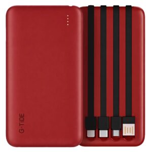 Cargador Portátil G-tide P1 10000mah - Rojo