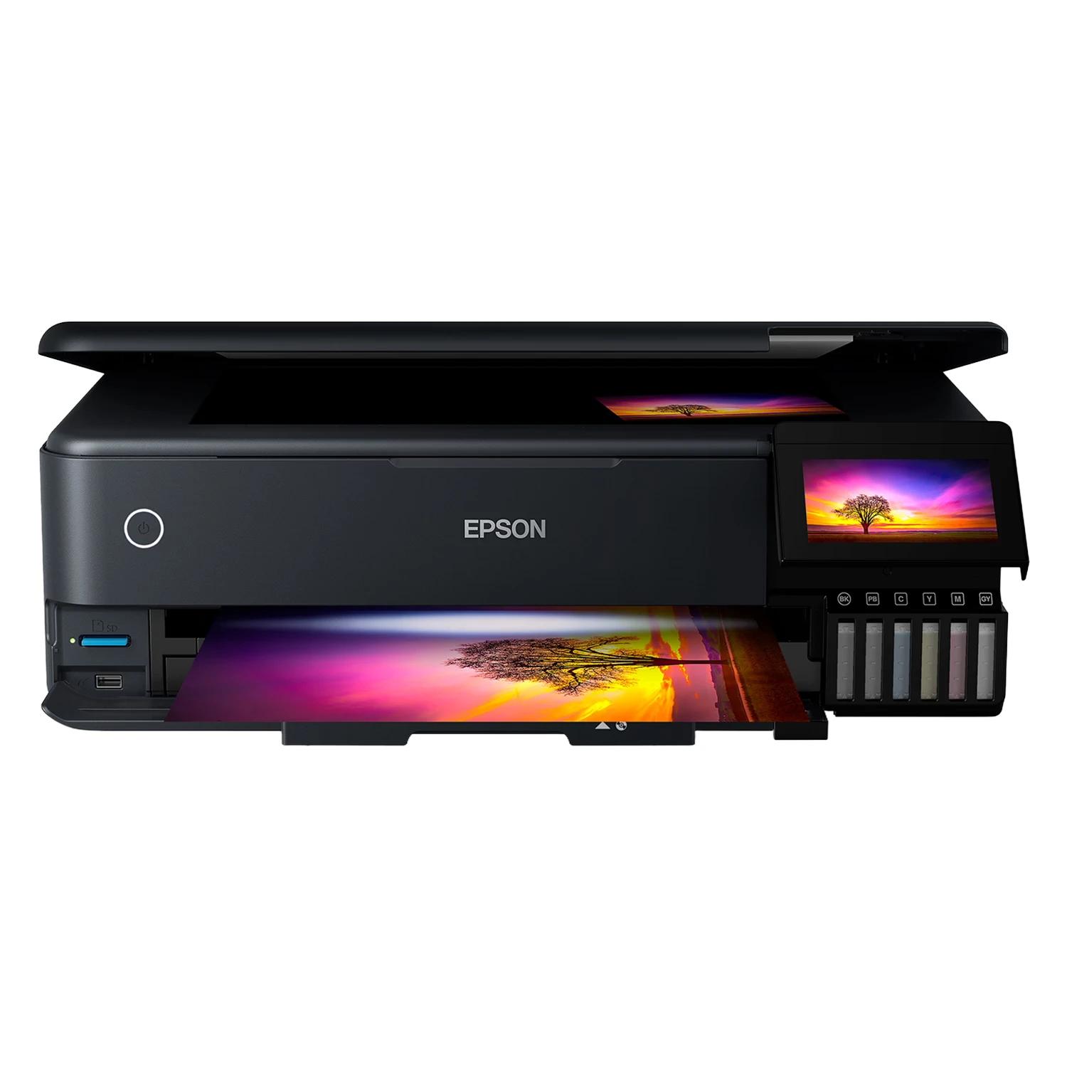 Impresora Multifuncional Fotográfica Epson Ecotank L8180 3 En 1 220v - Negro