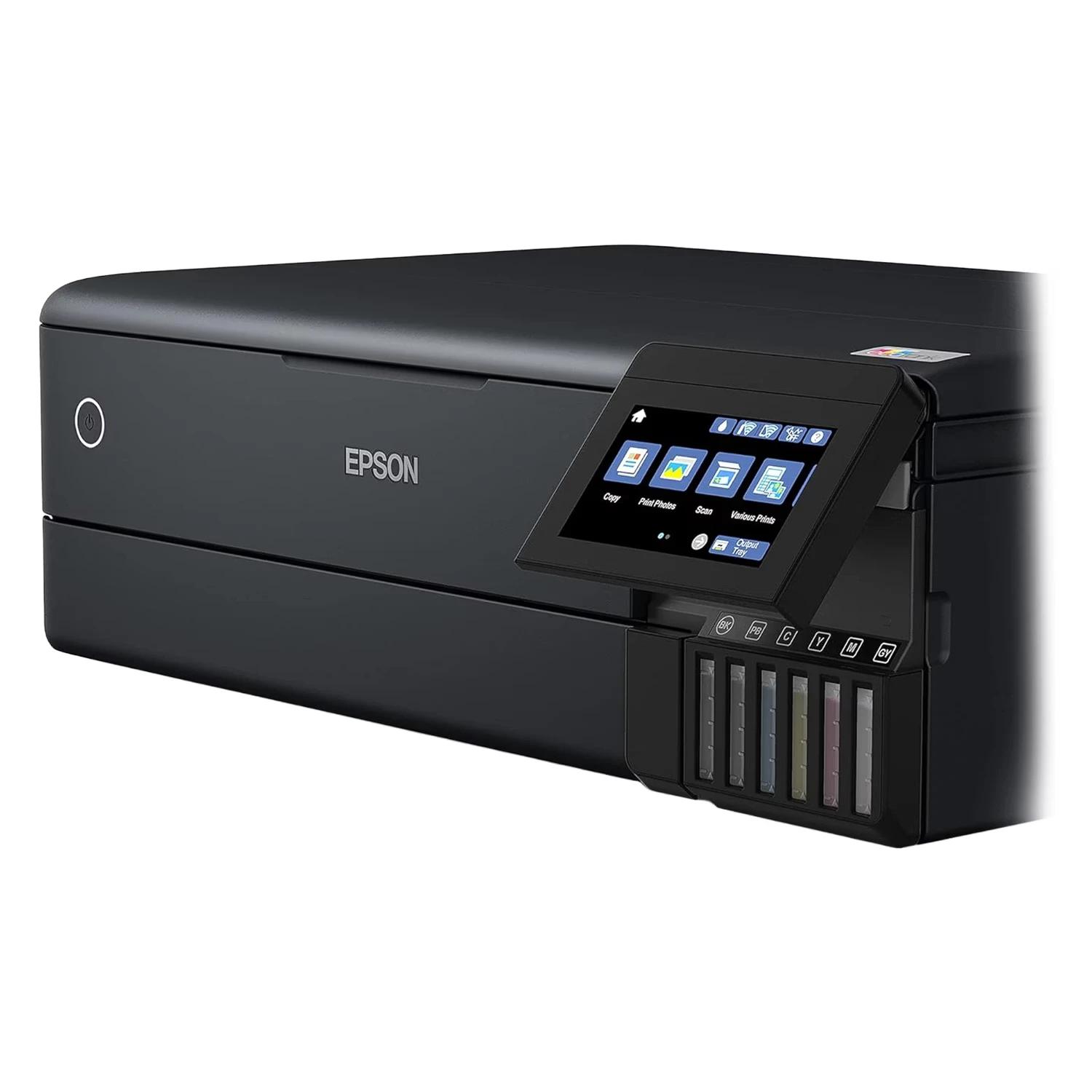 Impresora Multifuncional Fotográfica Epson Ecotank L8180 3 En 1 220v - Negro - Imagen 4