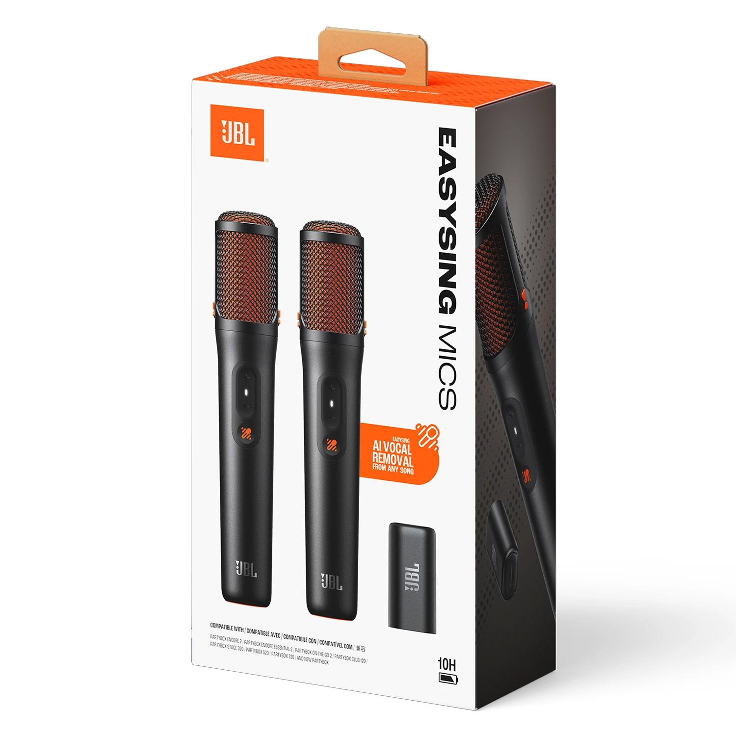Micrófono Dinámico Jbl Easysing Mics Wireless - 2 Unidades - Imagen 4