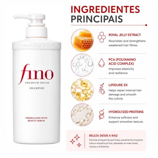 Alternative view of Shampoo Fino Premium Touch 550ml