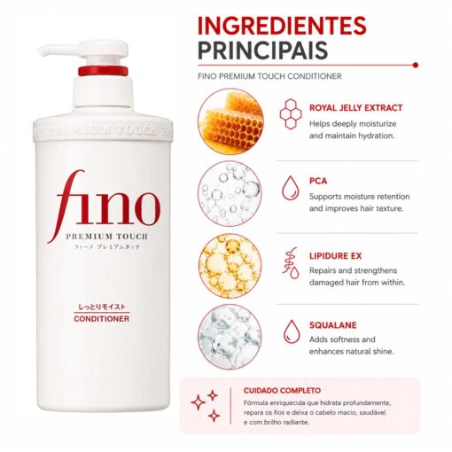 Alternative view of Condicionador Fino Premium Touch Hair 550ml