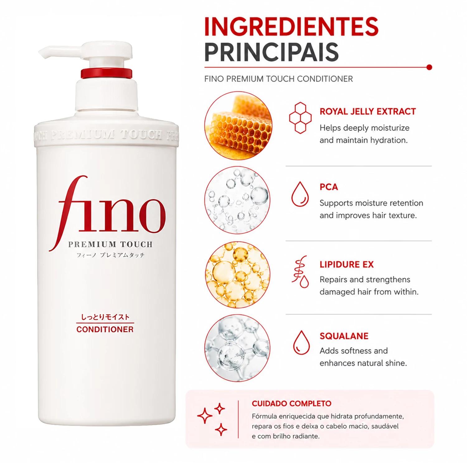 Condicionador Fino Premium Touch Hair 550ml - Imagen 2