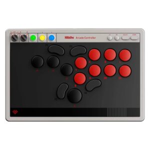 Control 8bitdo Arcade 80fg01 Inalámbrico Para Nintendo Switch / Windows - Gris