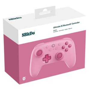 Control 8bitdo Ultimate 2c 80nc02 Inalámbrico Para Nintendo Swicth - Rosa - Imagen 4