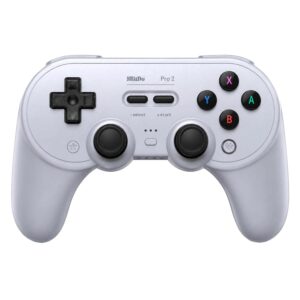 Control 8bitdo Pro 2 80gl02 Inalámbrico Para Nintendo Switch / Windows / Android / Steam - Gris