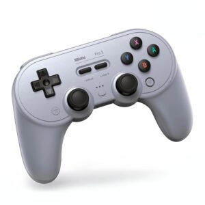 Control 8bitdo Pro 2 80gl02 Inalámbrico Para Nintendo Switch / Windows / Android / Steam - Gris - Imagen 3